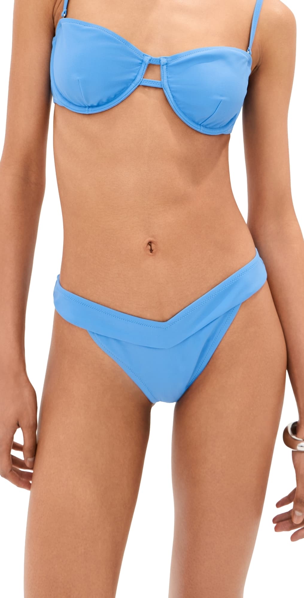 LE BOP Low V Rise Bikini Bottoms Marina