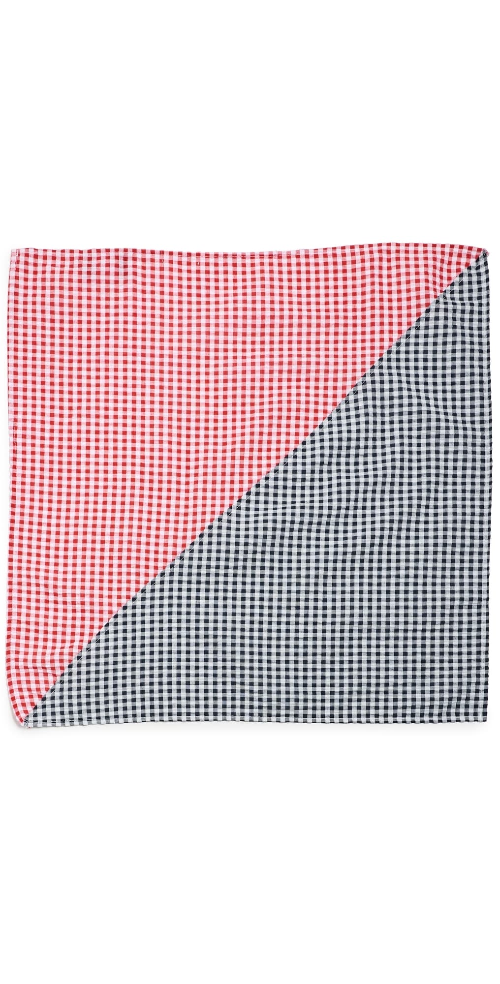 LE BOP Gingham Check Bandana Red/Navy Check