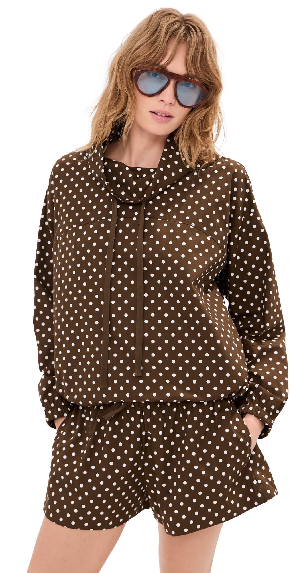 LE BOP Carson Anorak Brown/White