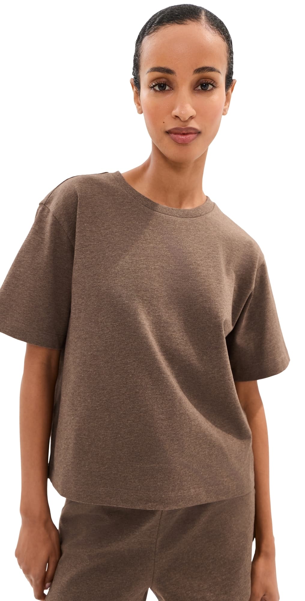 LE BOP Rory Tee Chocolate Heather