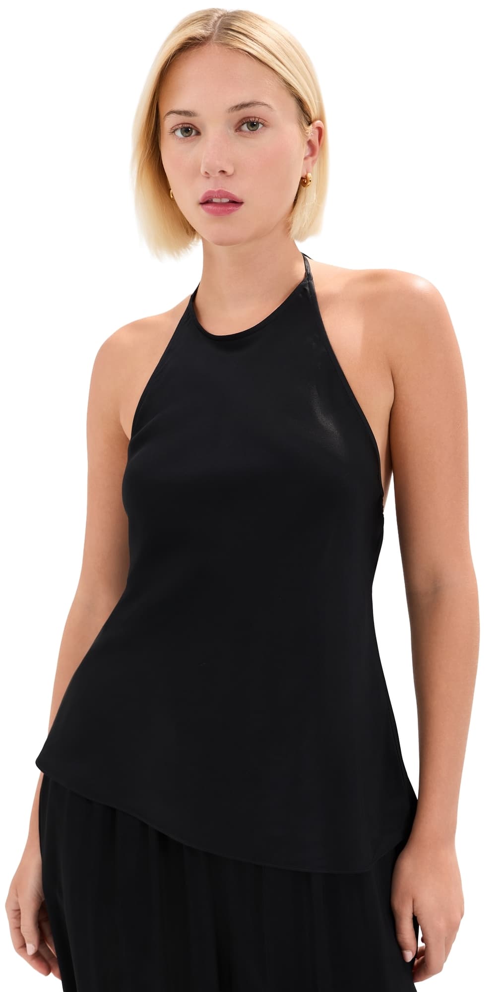 LE BOP Greer Satin Top Black