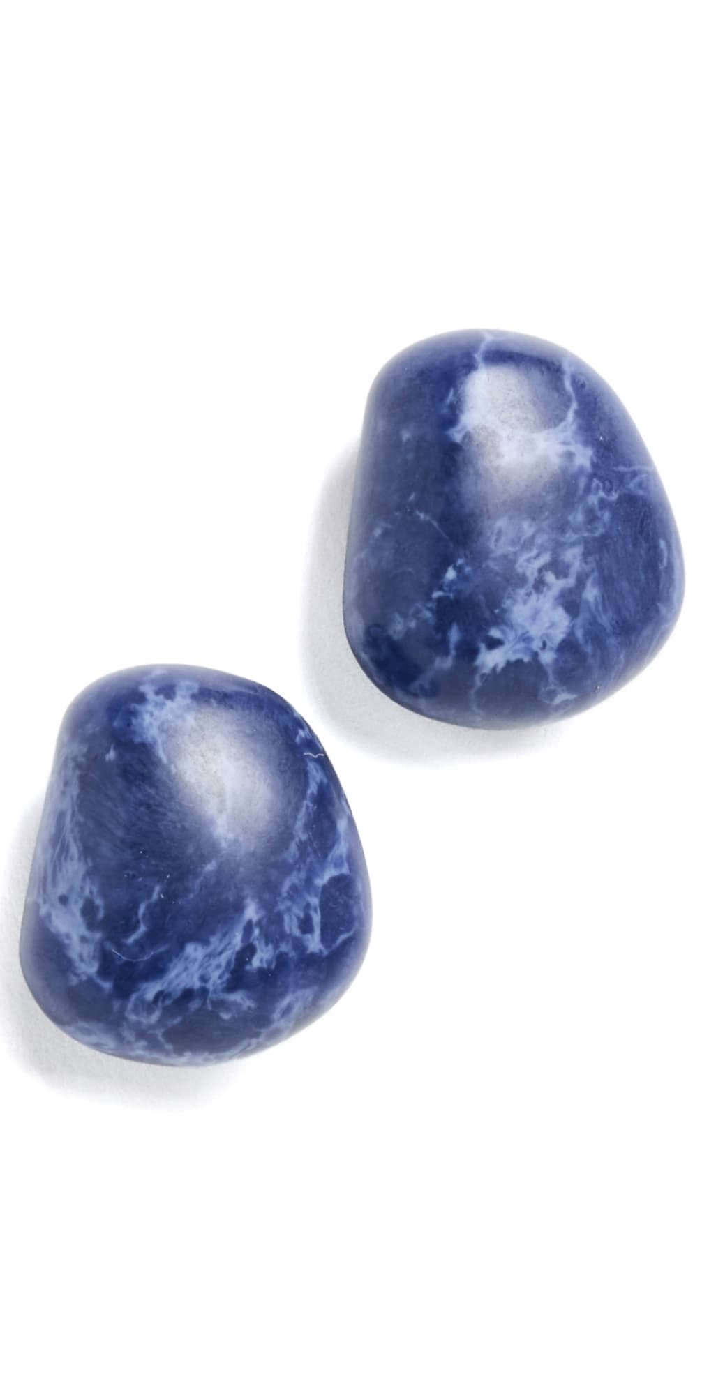 Lele Sadoughi Collector Baroque Stud Earrings Indigo