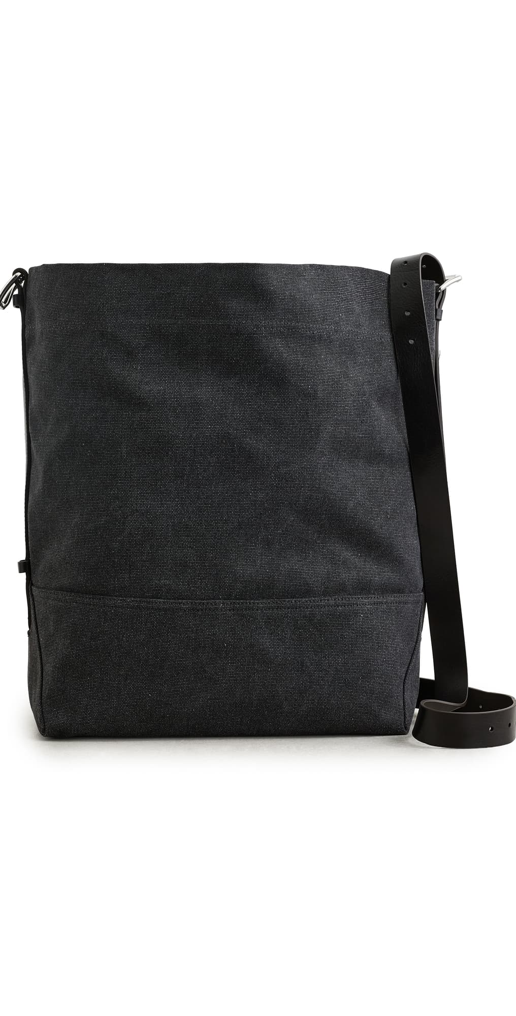 Lemaire Belted Tote Bag Ash Black · One Size