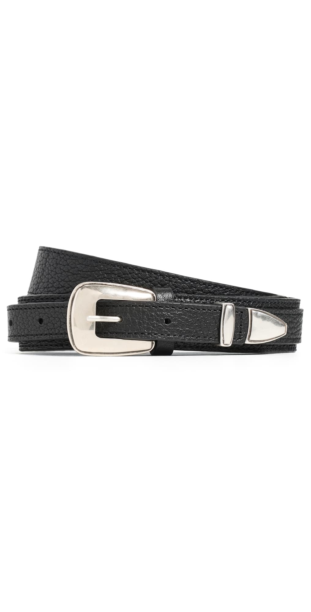 Lemaire Minimal Western Belt Black