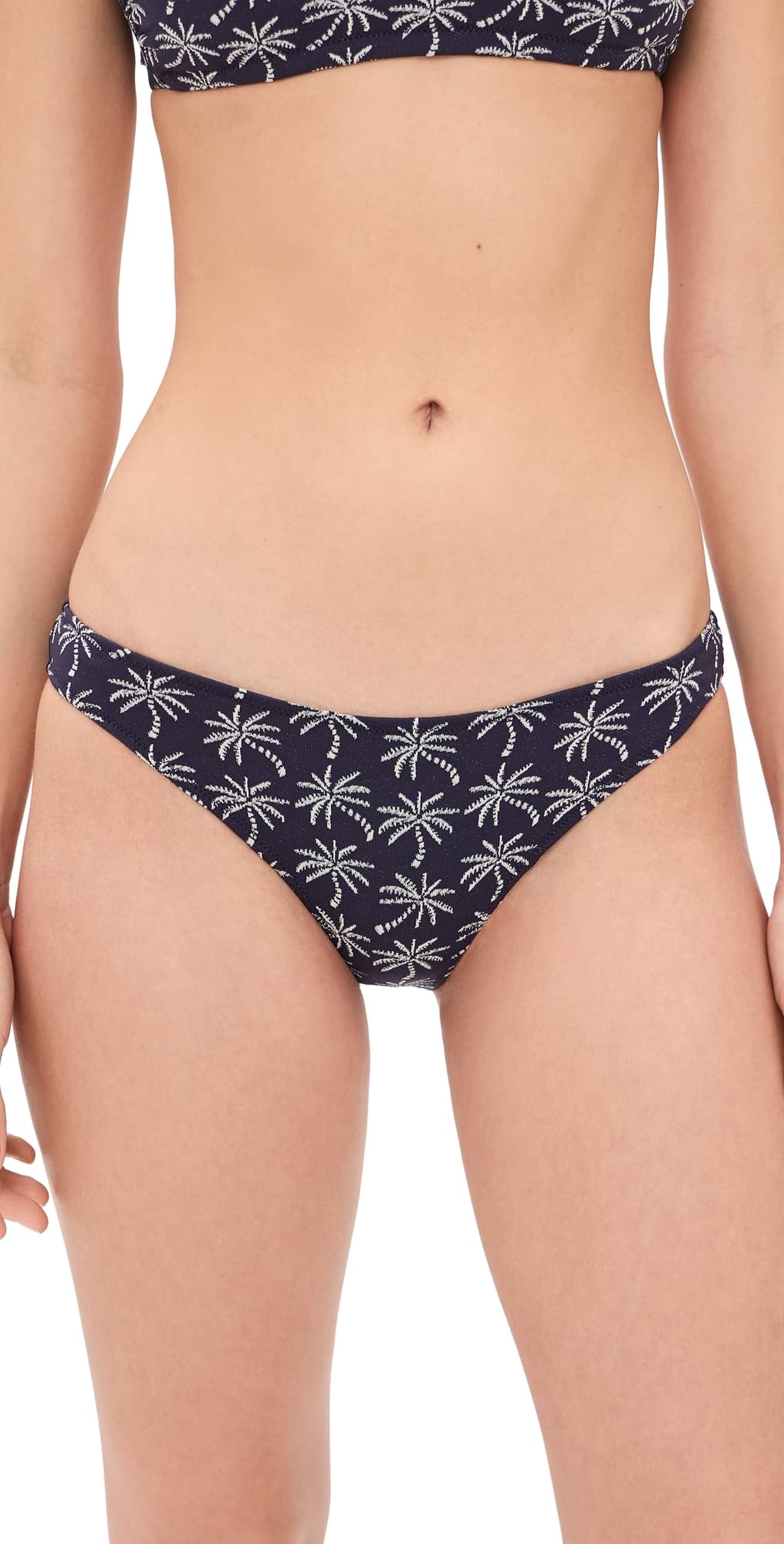 lemlem Meron Bikini Bottoms Zafi Navy