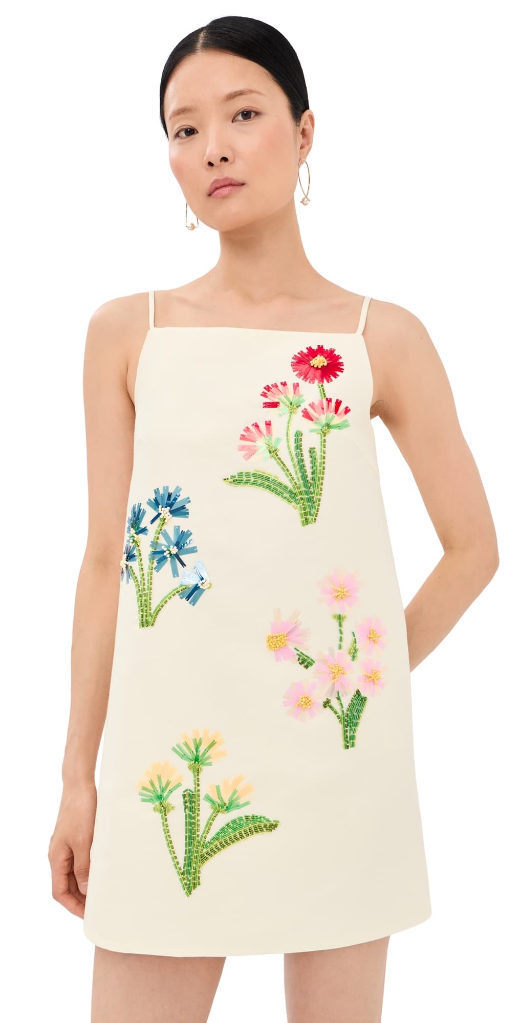 Leo Lin Leia Wool Mini Dress Wildflower