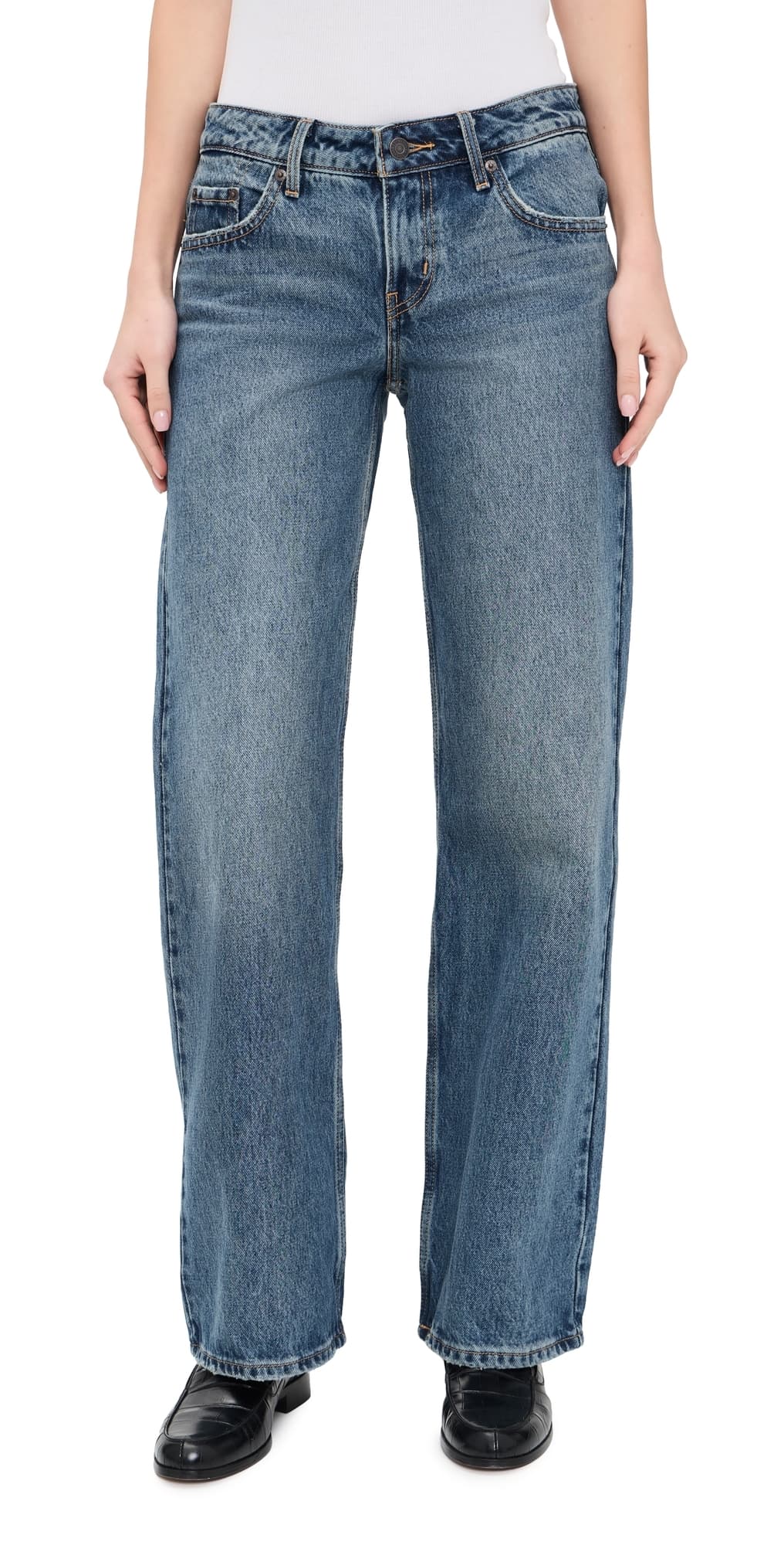 Levi's Low Loose Jeans Rescued City