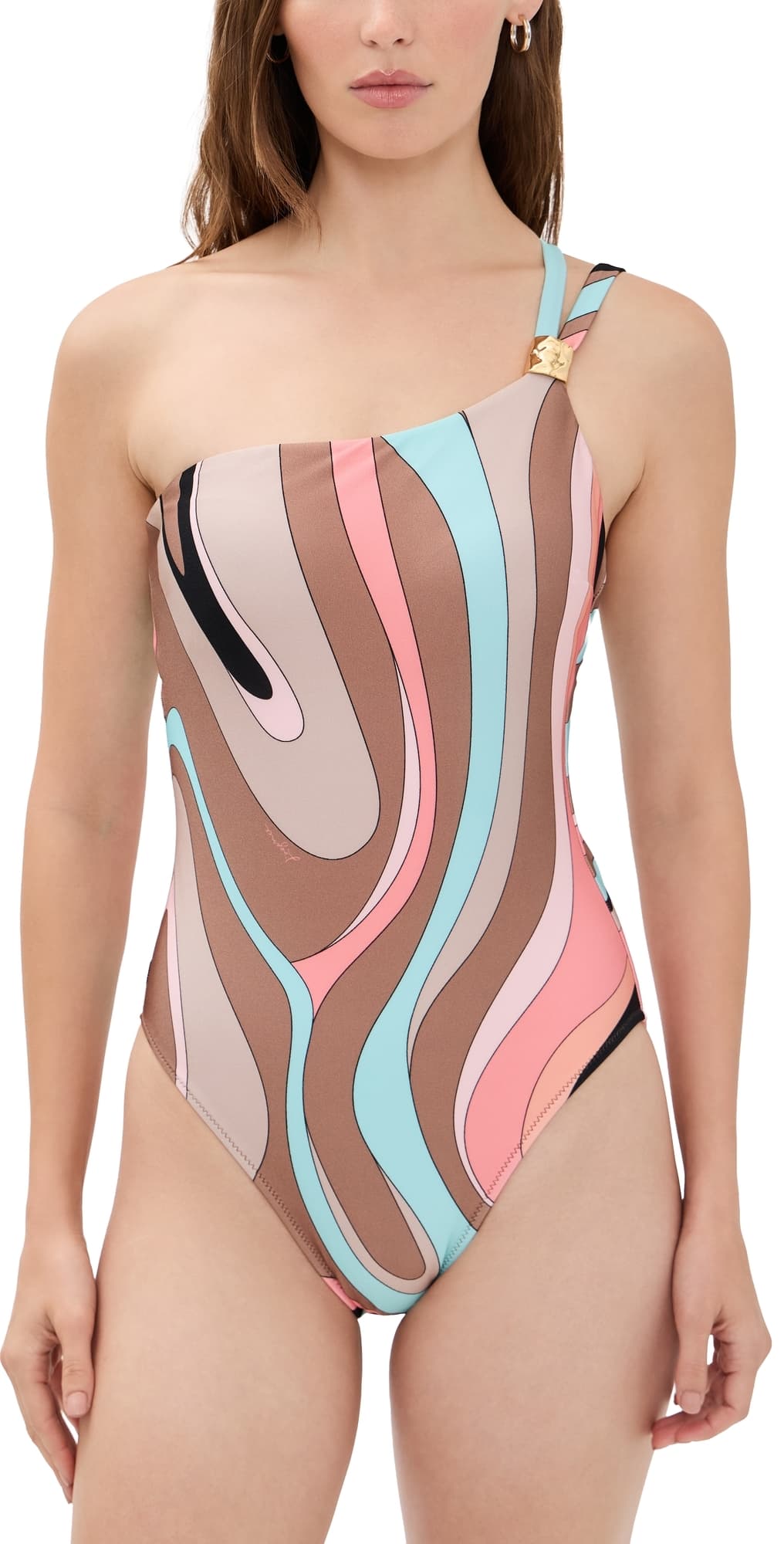 L'AGENCE Abstract Swirl Karmin One Piece Multi