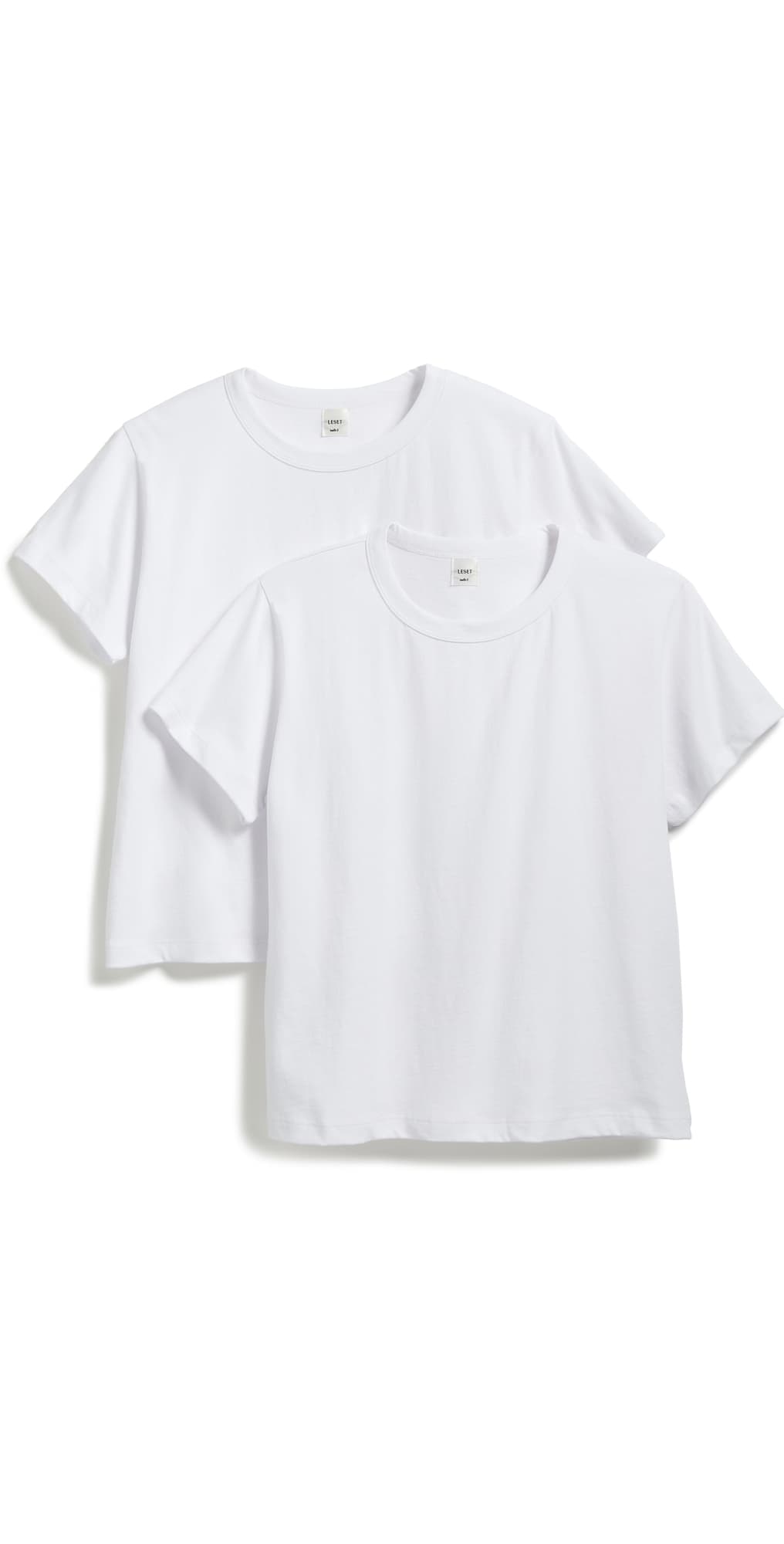 Leset The Margo Tee 2 Pack White