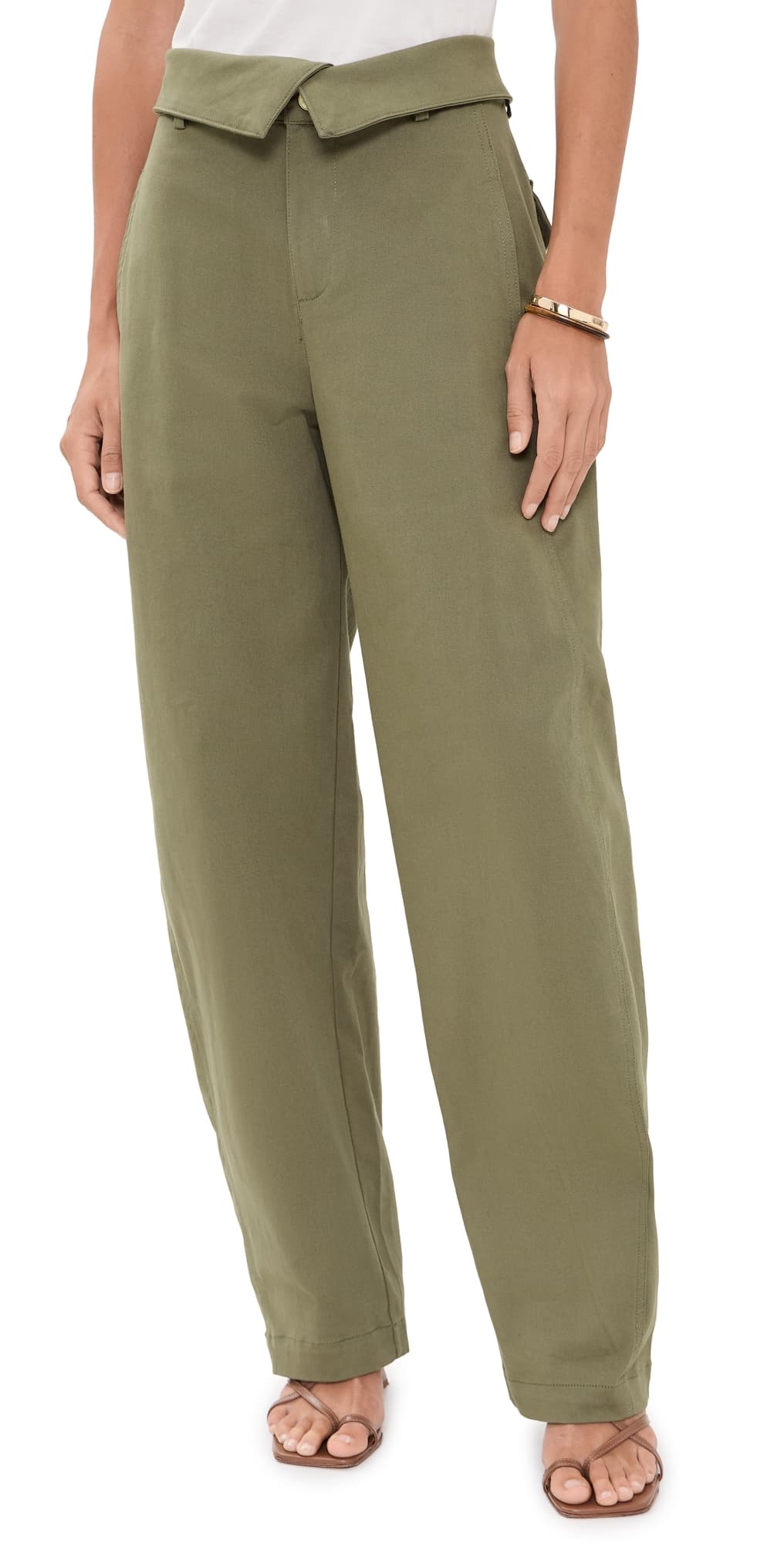 Line & Dot Anden Pants Olive