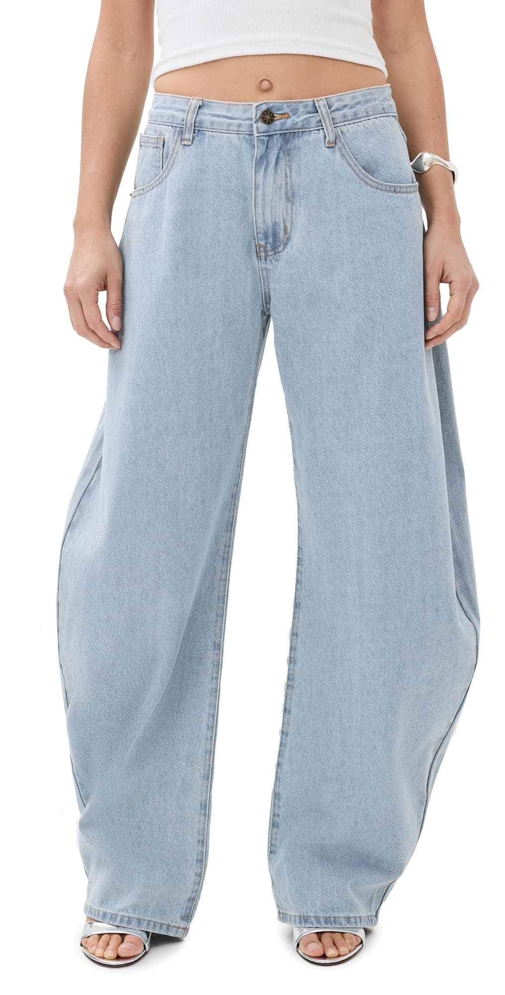 Lioness Horseshoe Jeans Washed Blue