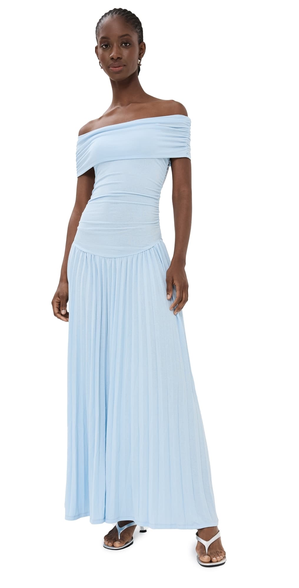 Lioness Field of Dreams Maxi Dress Soft Blue