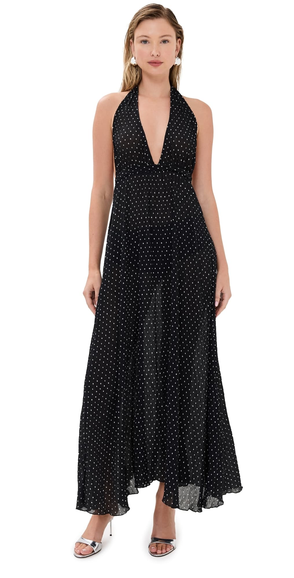 Lioness District Maxi Dress Onyx Polka