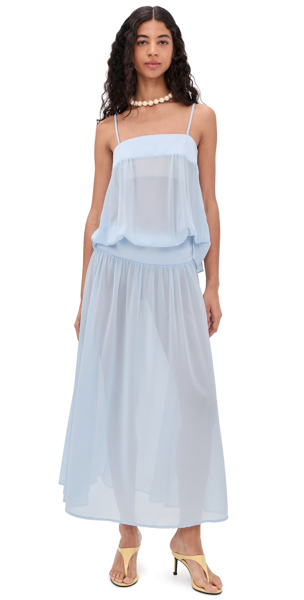 Lioness Gracia Maxi Dress Pale Blue