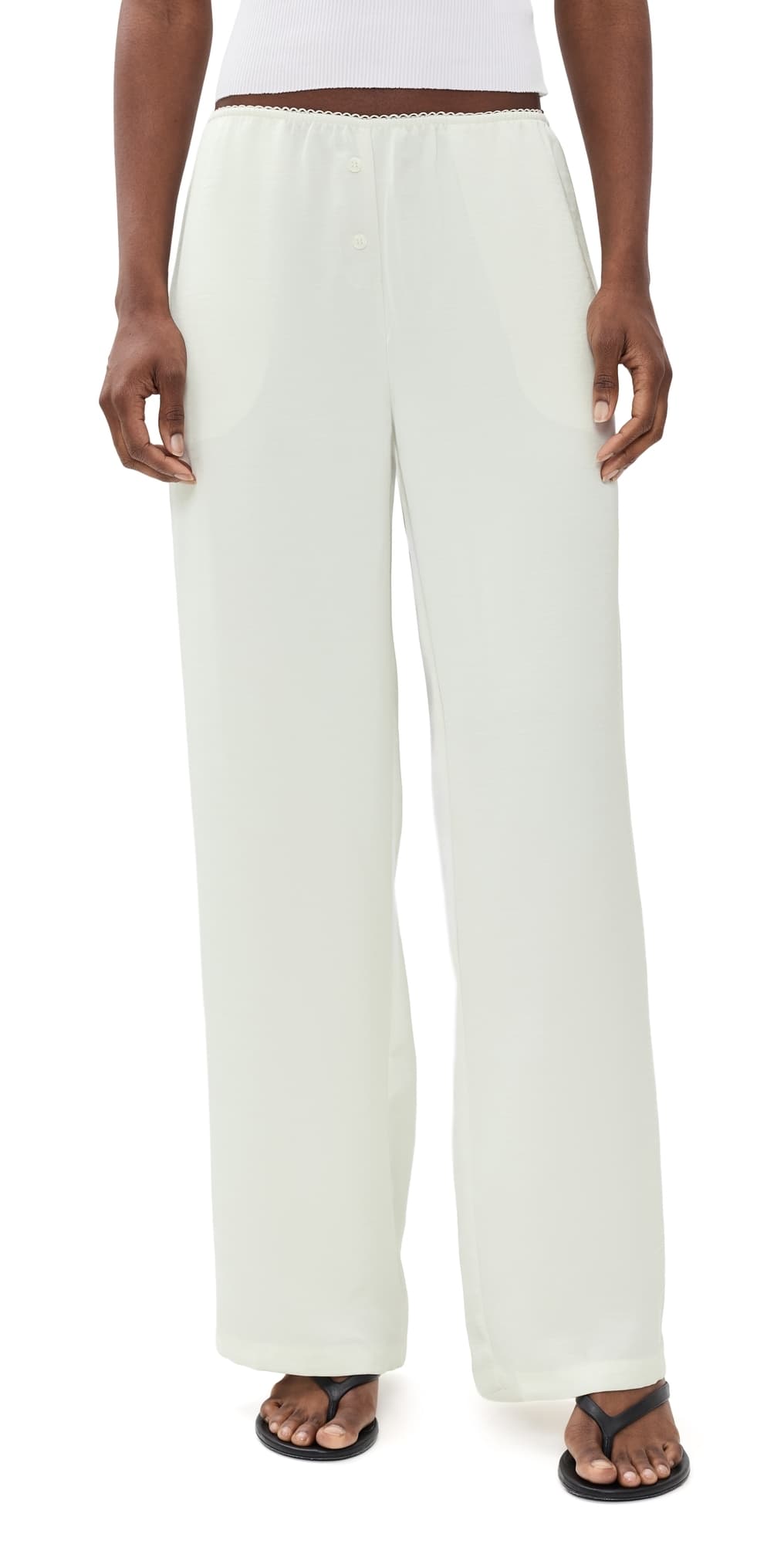 Lioness In Bloom Pants Porcelain