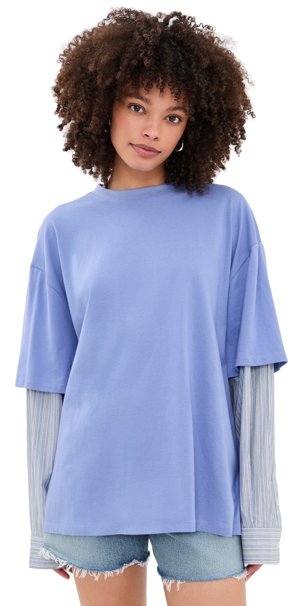 Lioness Bottega Layered Shirt Persian Jewel