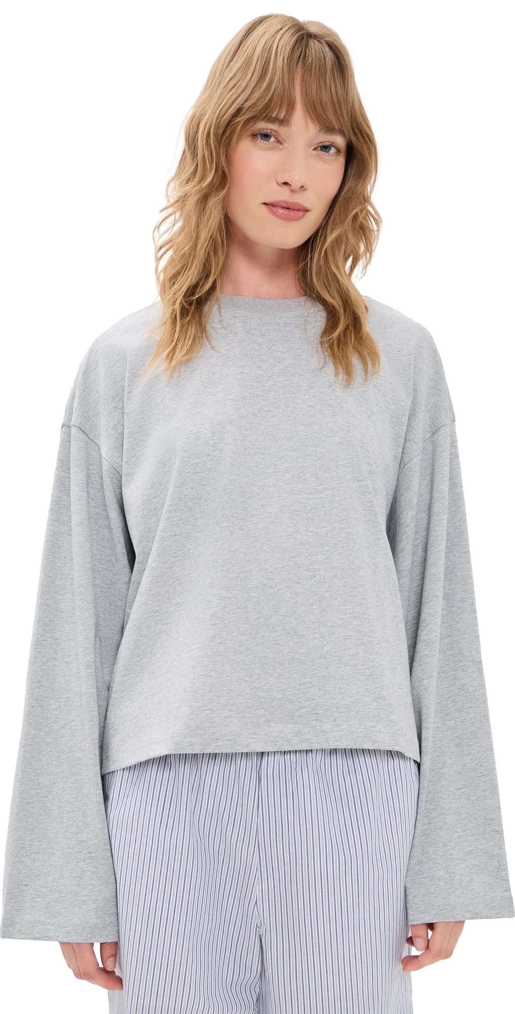 Lioness Bloom Long Sleeve Tee Grey · XS