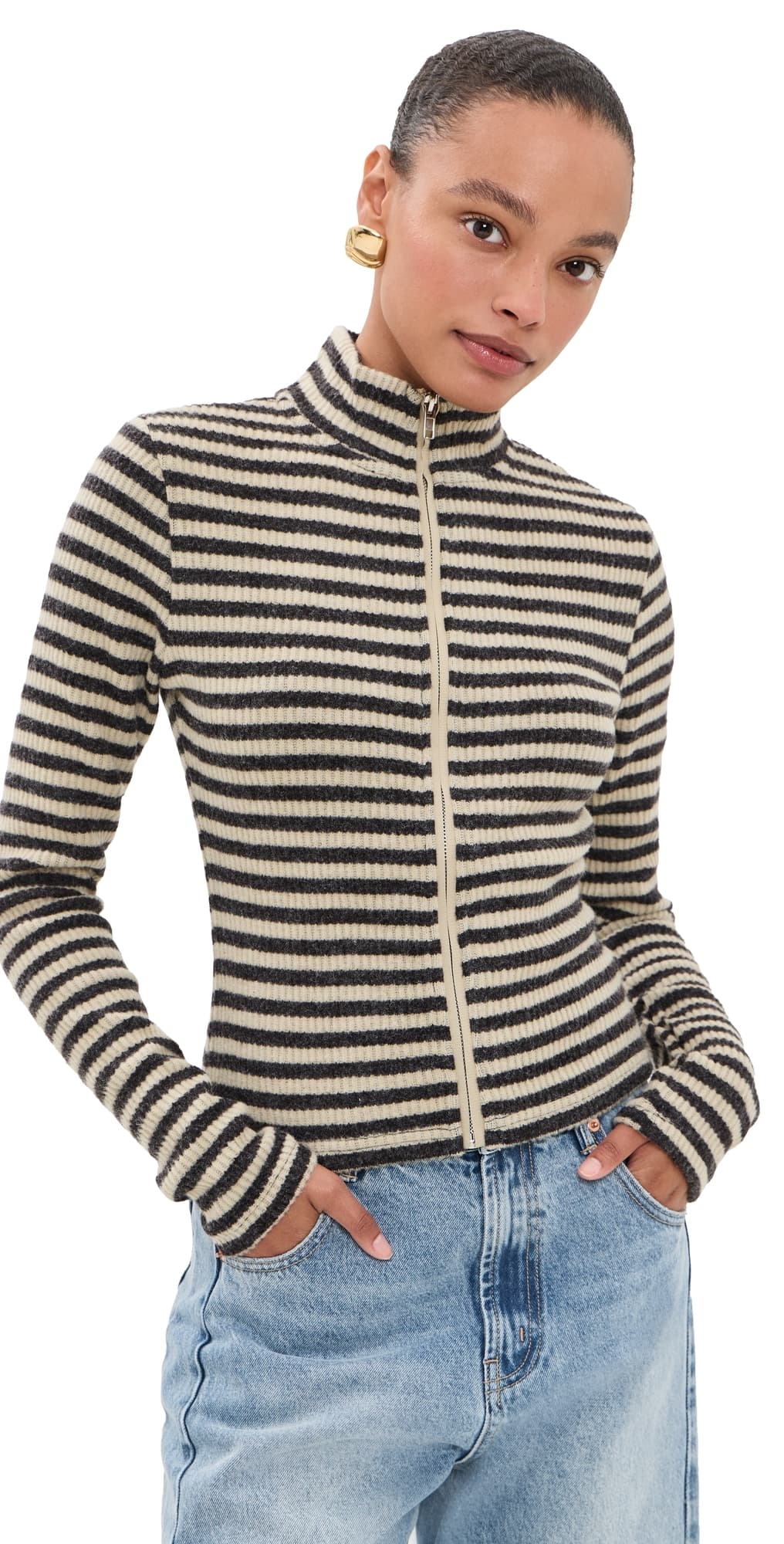 Lioness Apex Jacket Slate Stripe
