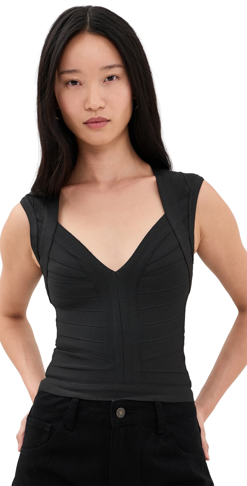Lioness Princess Tank Noir