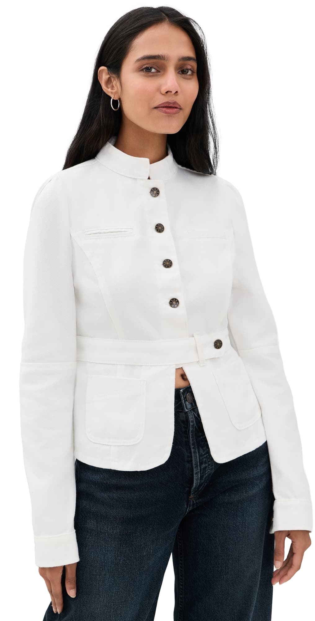 Lioness Brooklyn Denim Jacket Porcelain