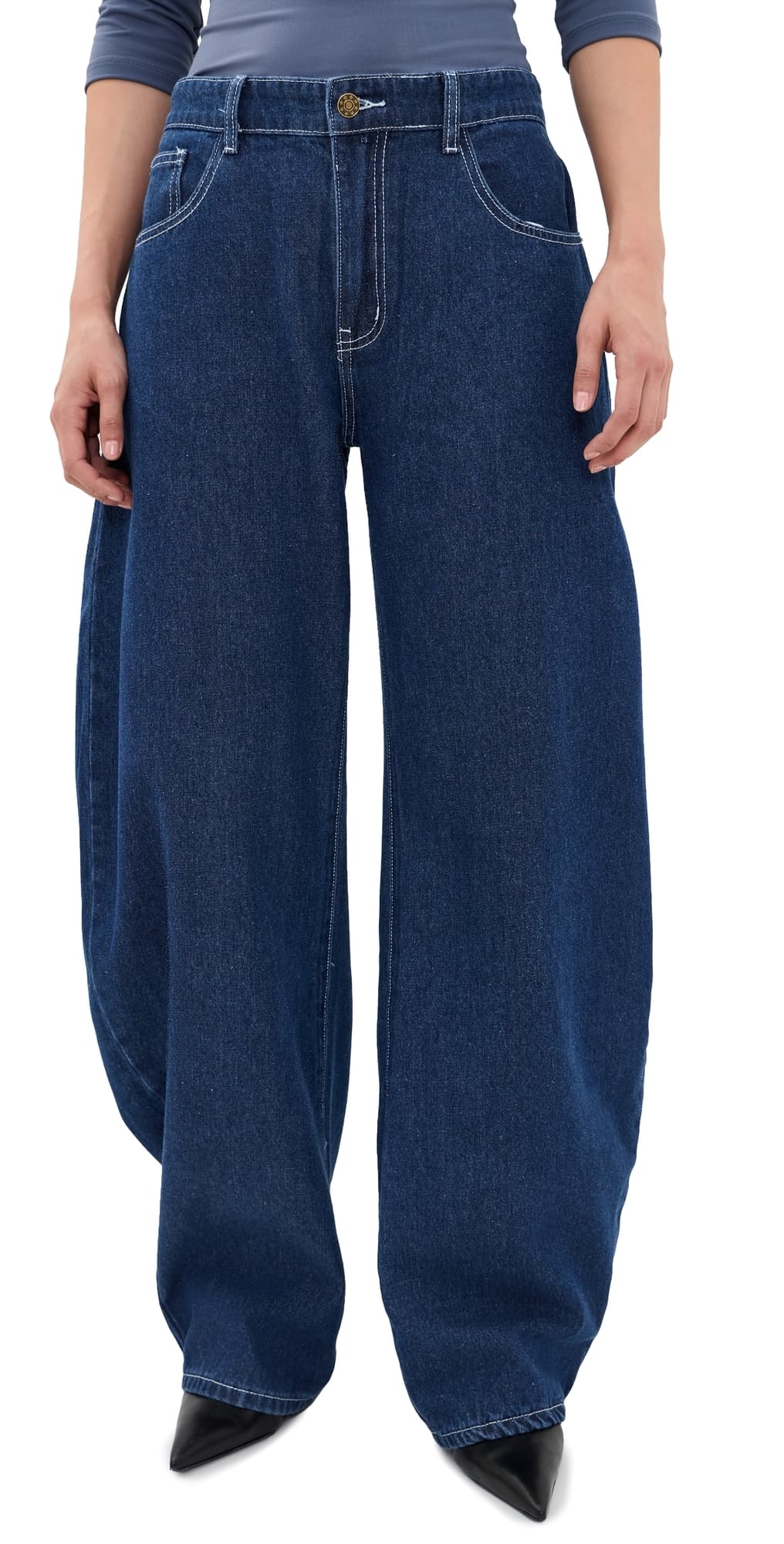Lioness Horseshoe Jeans Blue Denim
