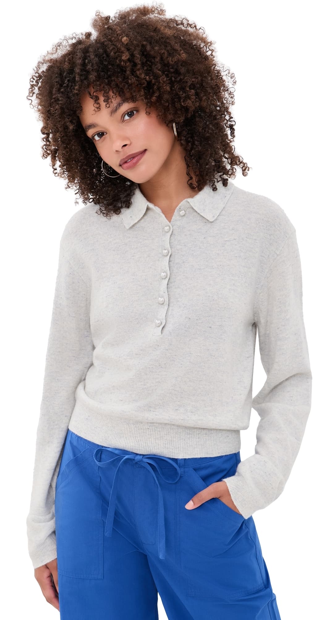 Lioness Coco Polo Pullover Dove