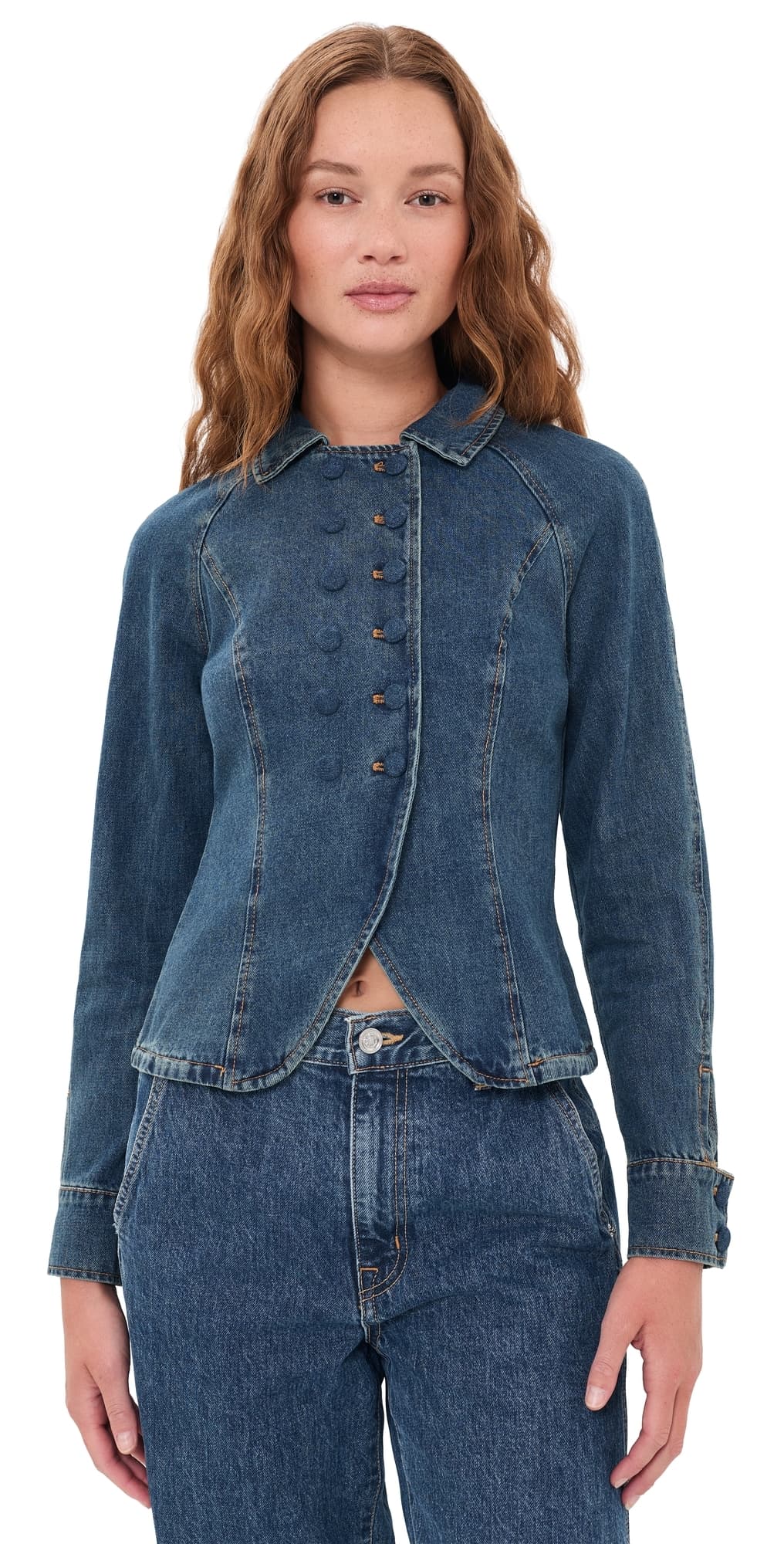 Lioness Form Jacket Mid Blue
