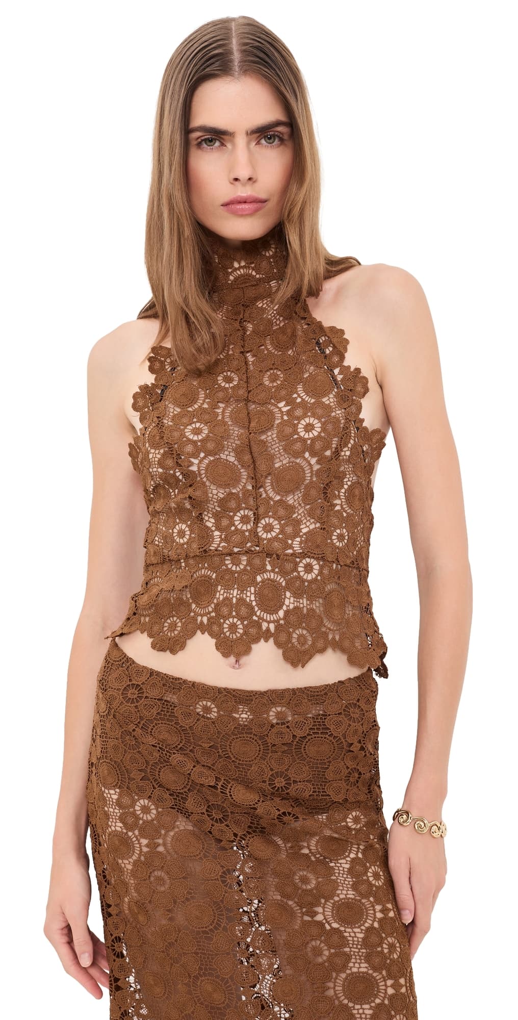 Lioness Trophy Halter Top Espresso