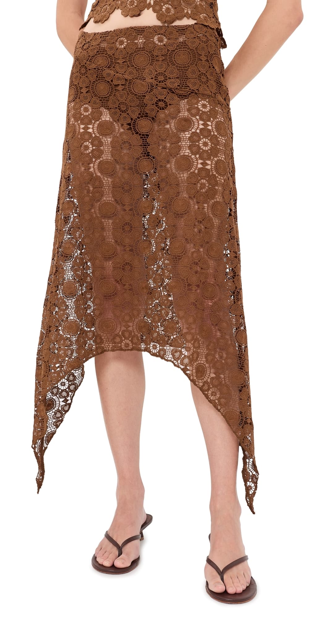 Lioness Trophy Midi Skirt Espresso