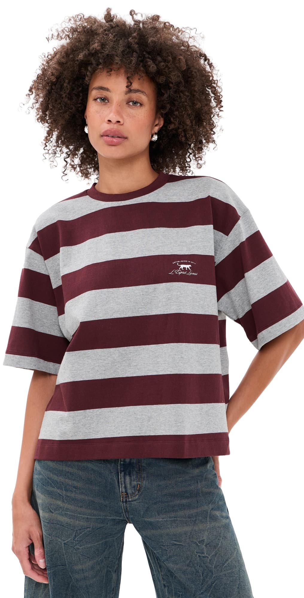 Lioness Emerging Tee Burgundy