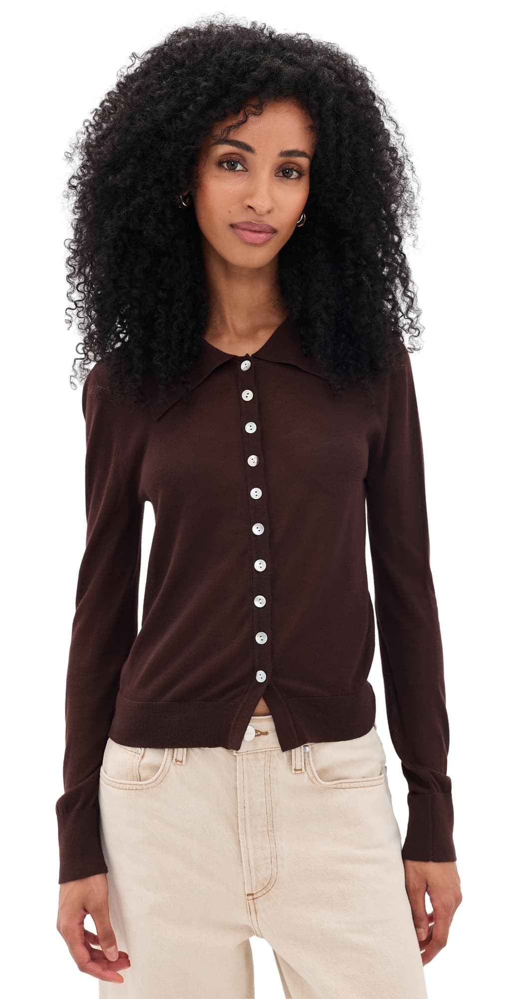 Lioness Chalet Long Sleeve Top Cocoa