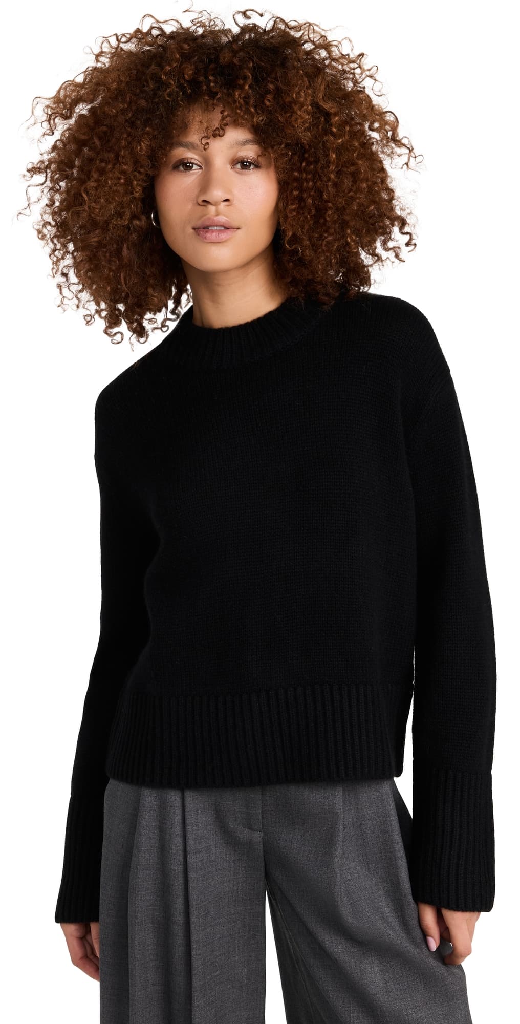 LISA YANG Sony Cashmere Sweater Black
