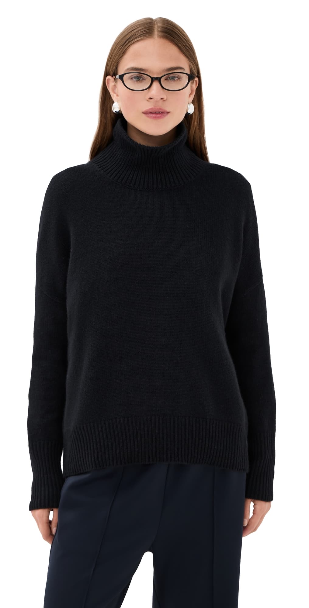 LISA YANG Heidi Cashmere Sweater Black