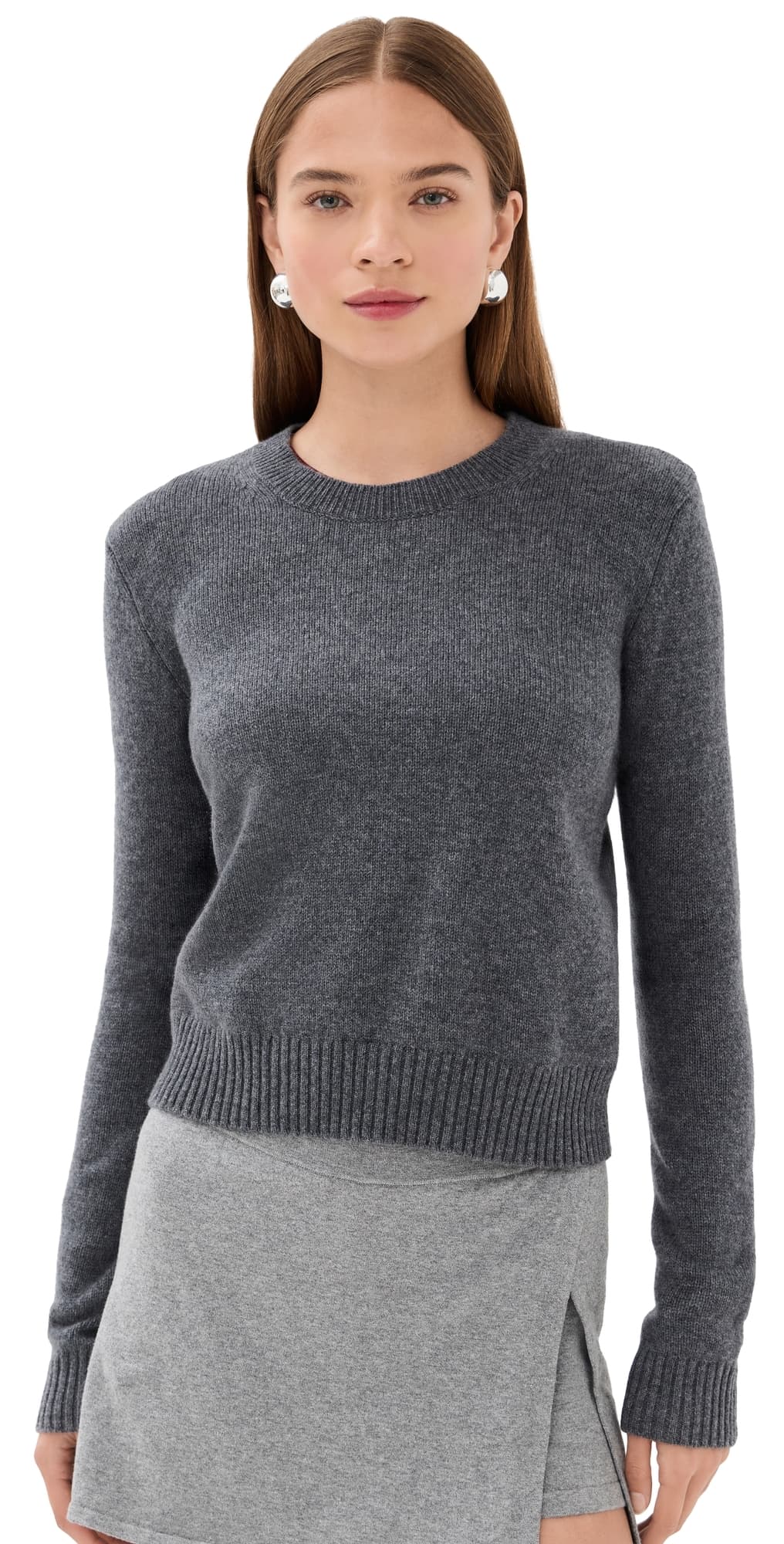 LISA YANG Mable Cashmere Sweater Graphite