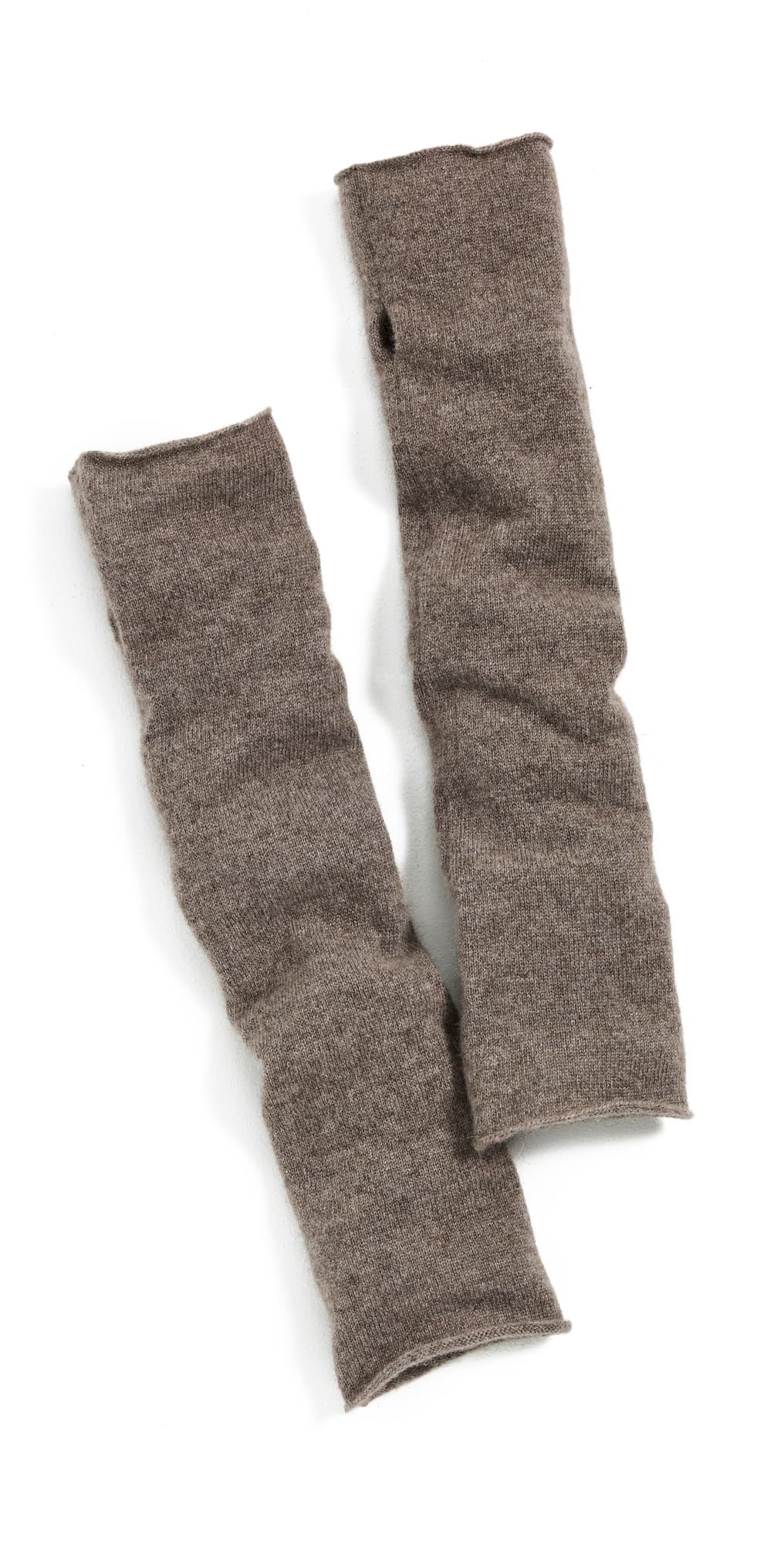 LISA YANG Aspen Arm Cashmere Warmers Truffle