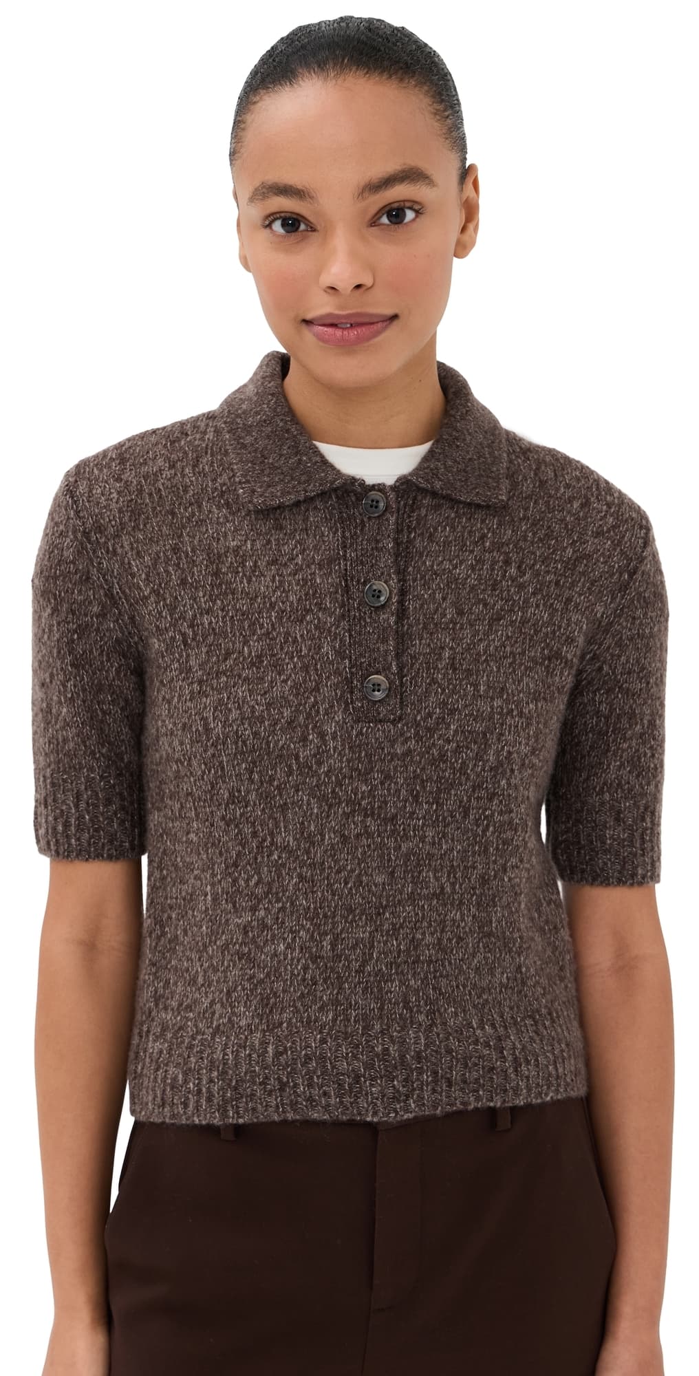 LISA YANG Masy Cashmere Sweater Soft Bark