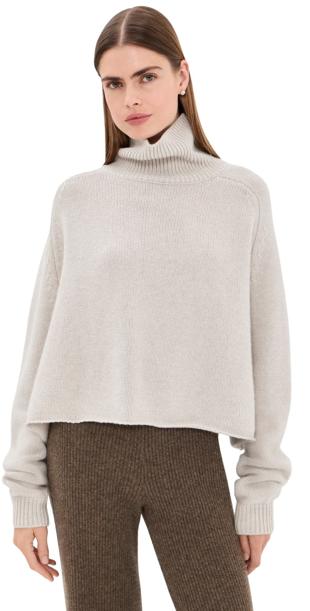 LISA YANG Cathie Cashmere Sweater Oyster