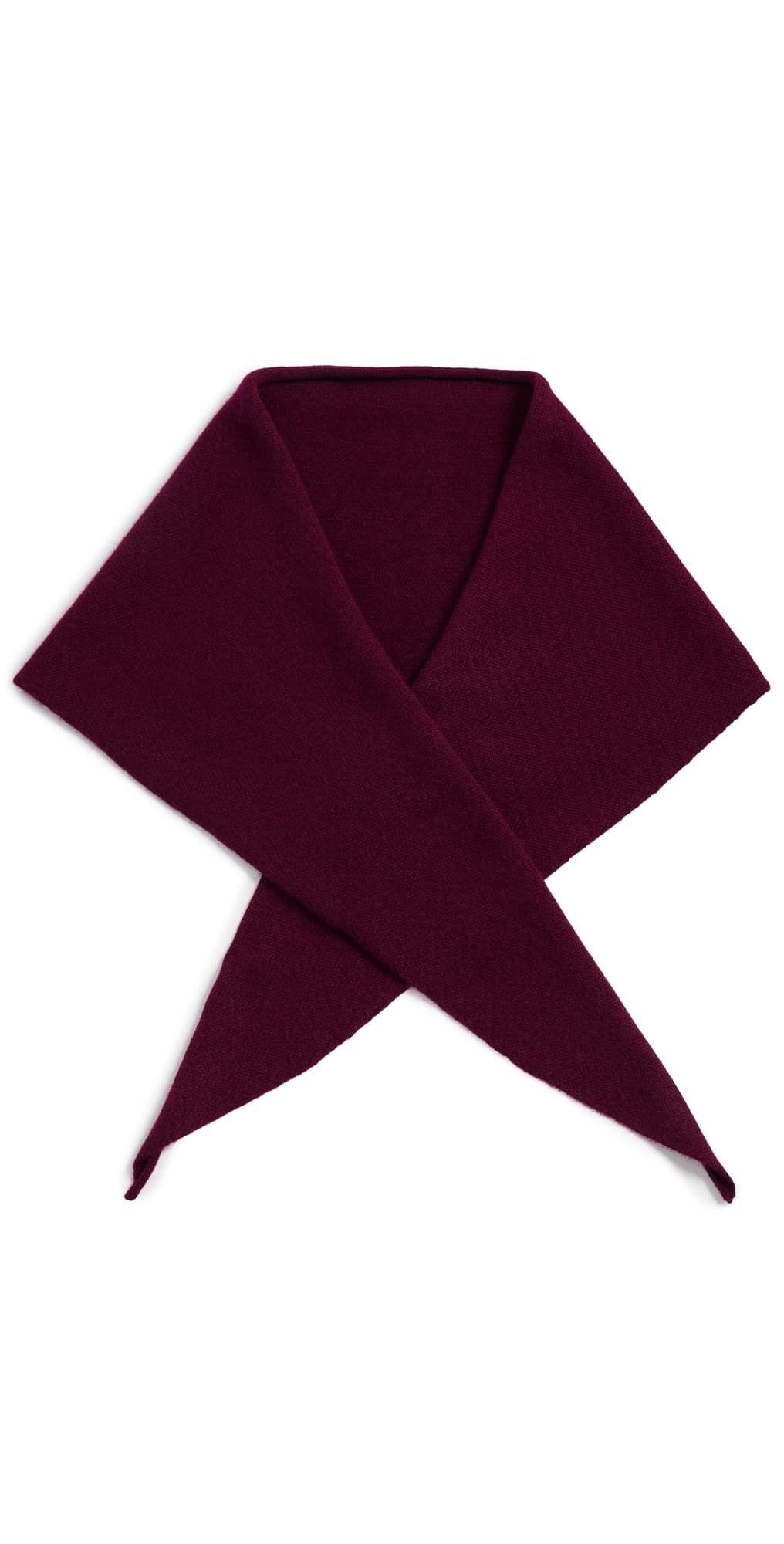 LISA YANG Florianne Cashmere Scarf Deep Plum
