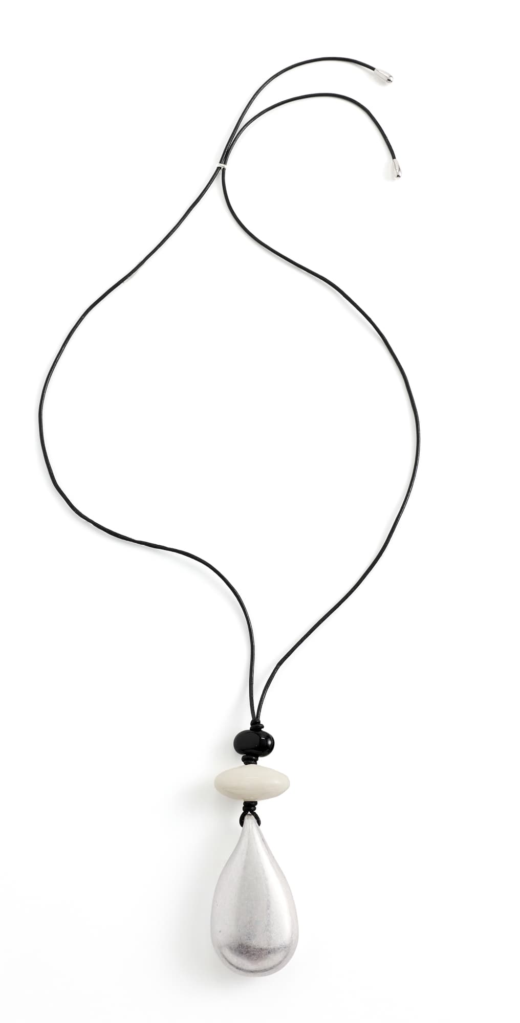 Lizzie Fortunato Museo Cord Necklace Silver