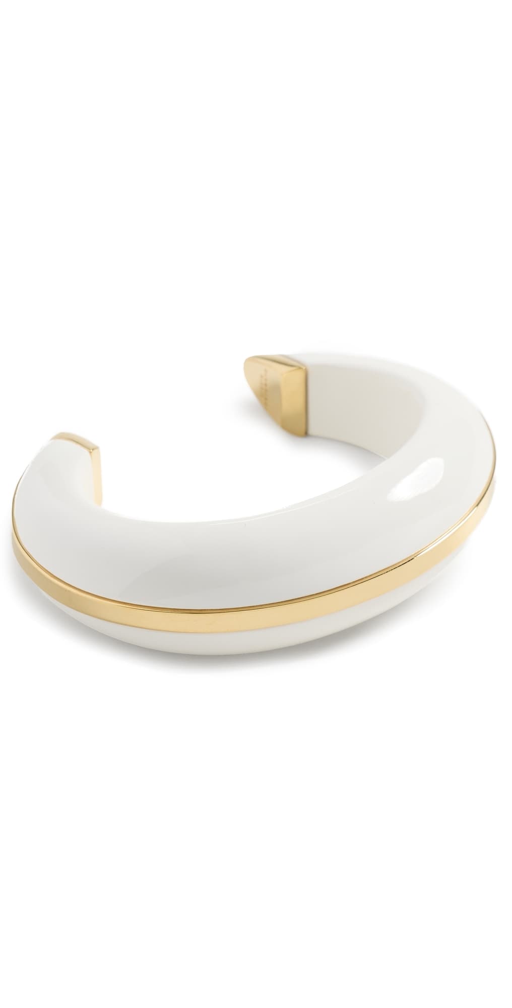 Lizzie Fortunato Halo Cuff Bracelet White