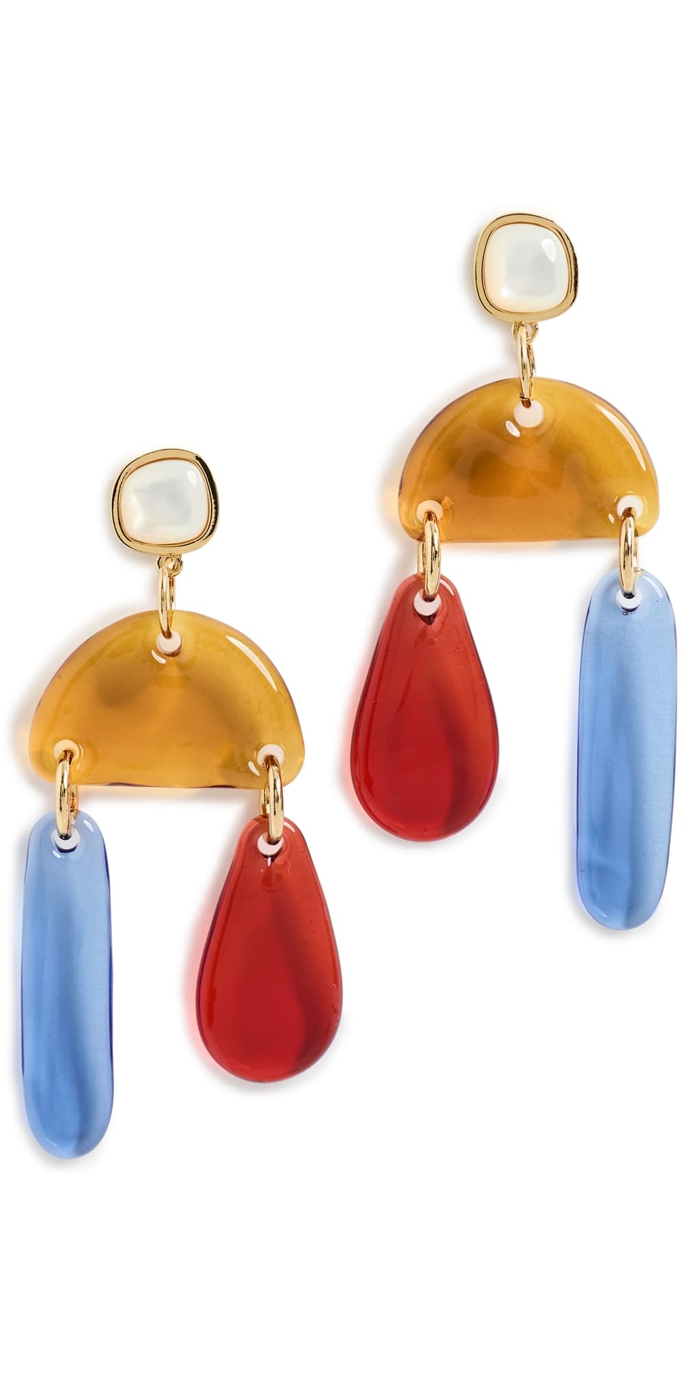 Lizzie Fortunato Sun and Sea Earrings Multi