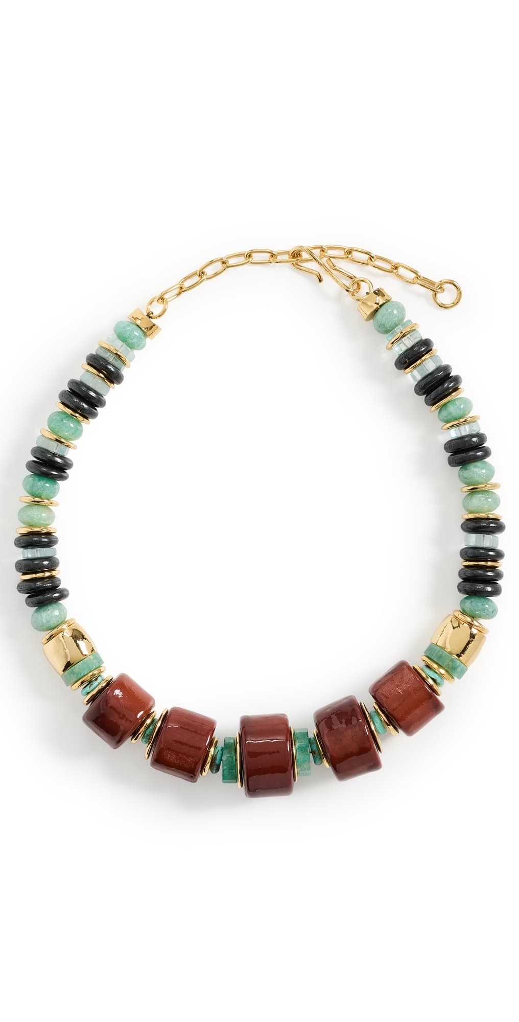 Lizzie Fortunato Granada Necklace In Rosewood Multi