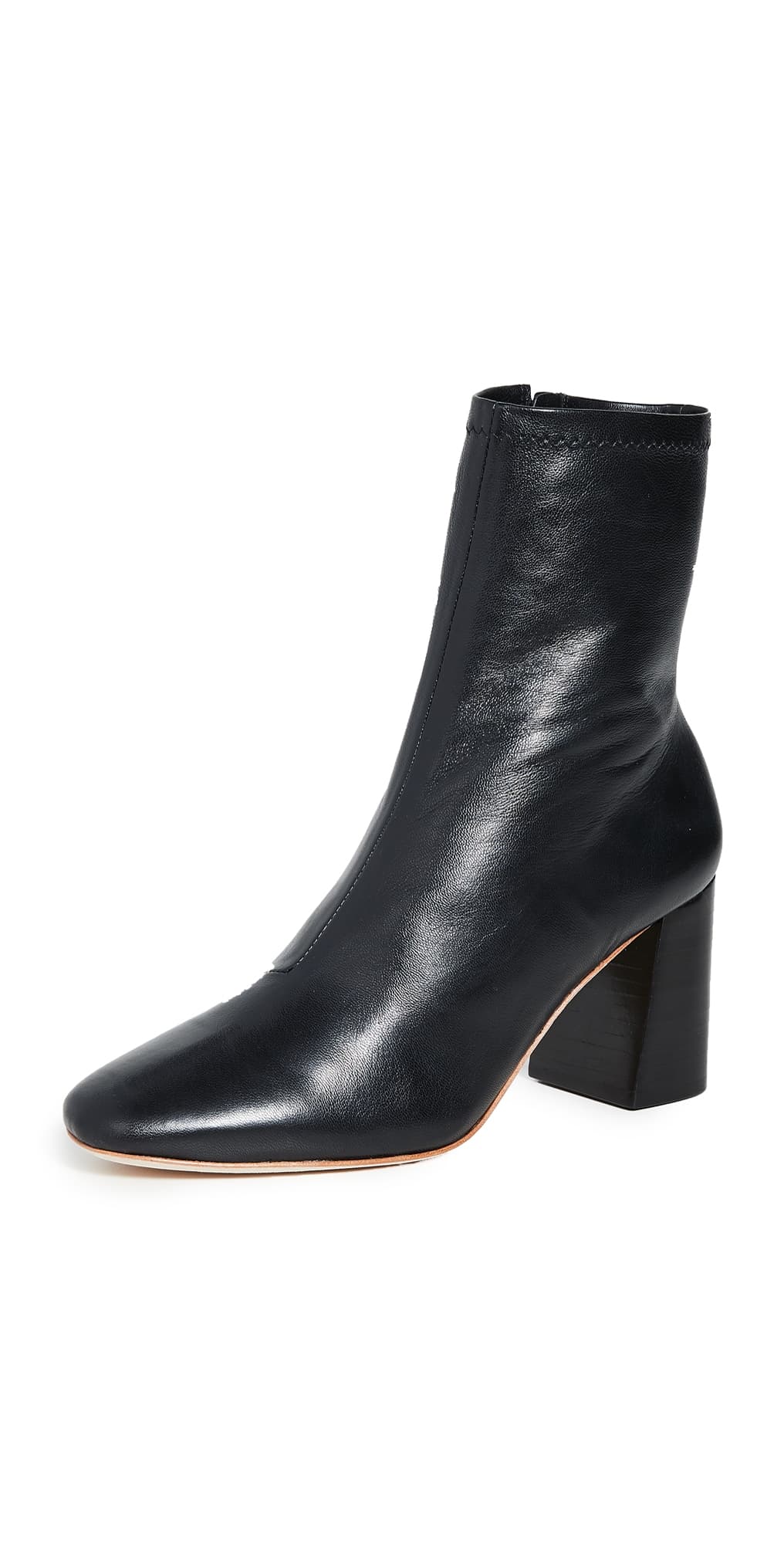 Loeffler Randall Elise Slim Ankle Booties Black