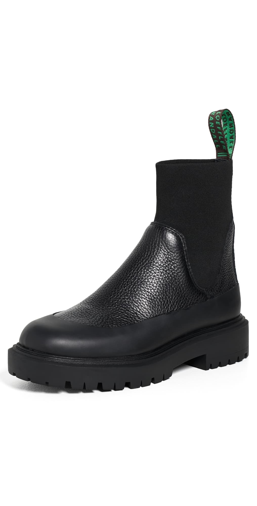Loeffler Randall Suri Black Leather Chelsea Boots Black