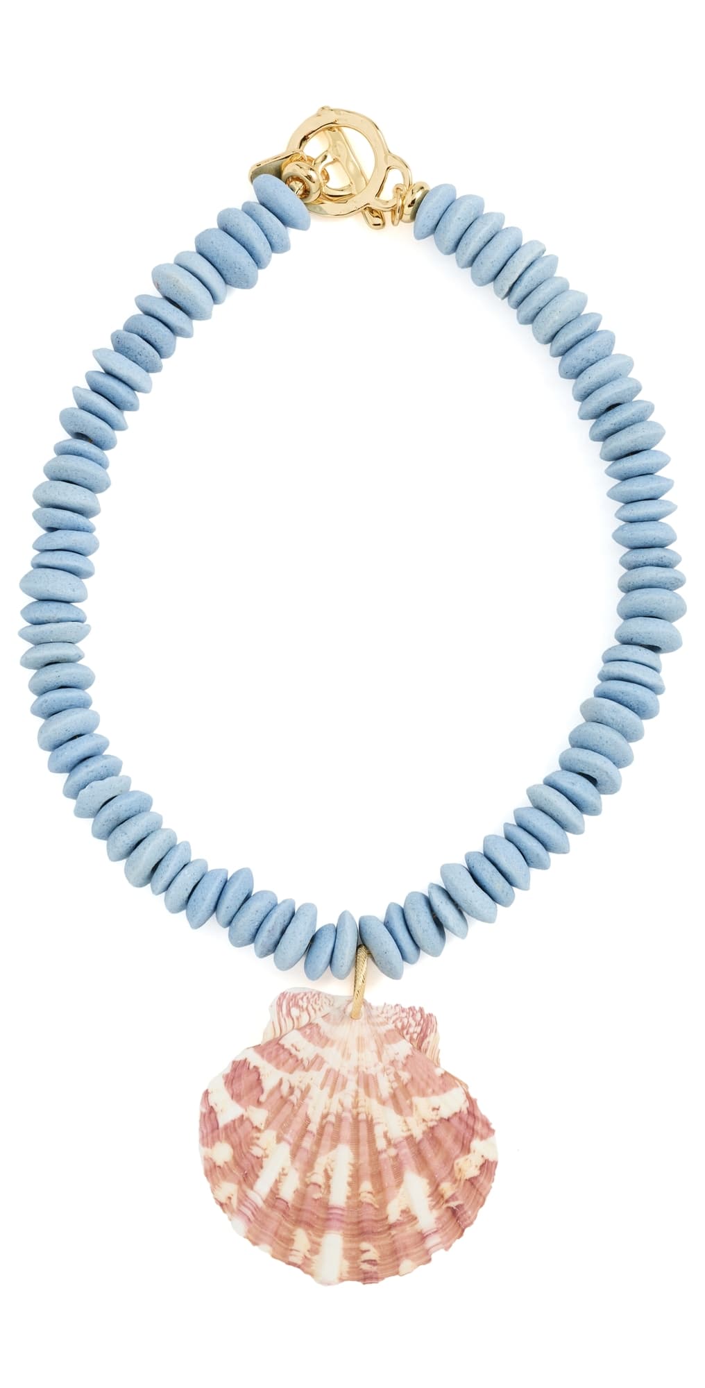 Logan Tay Carolina Blue Shell Necklace Blue · One Size