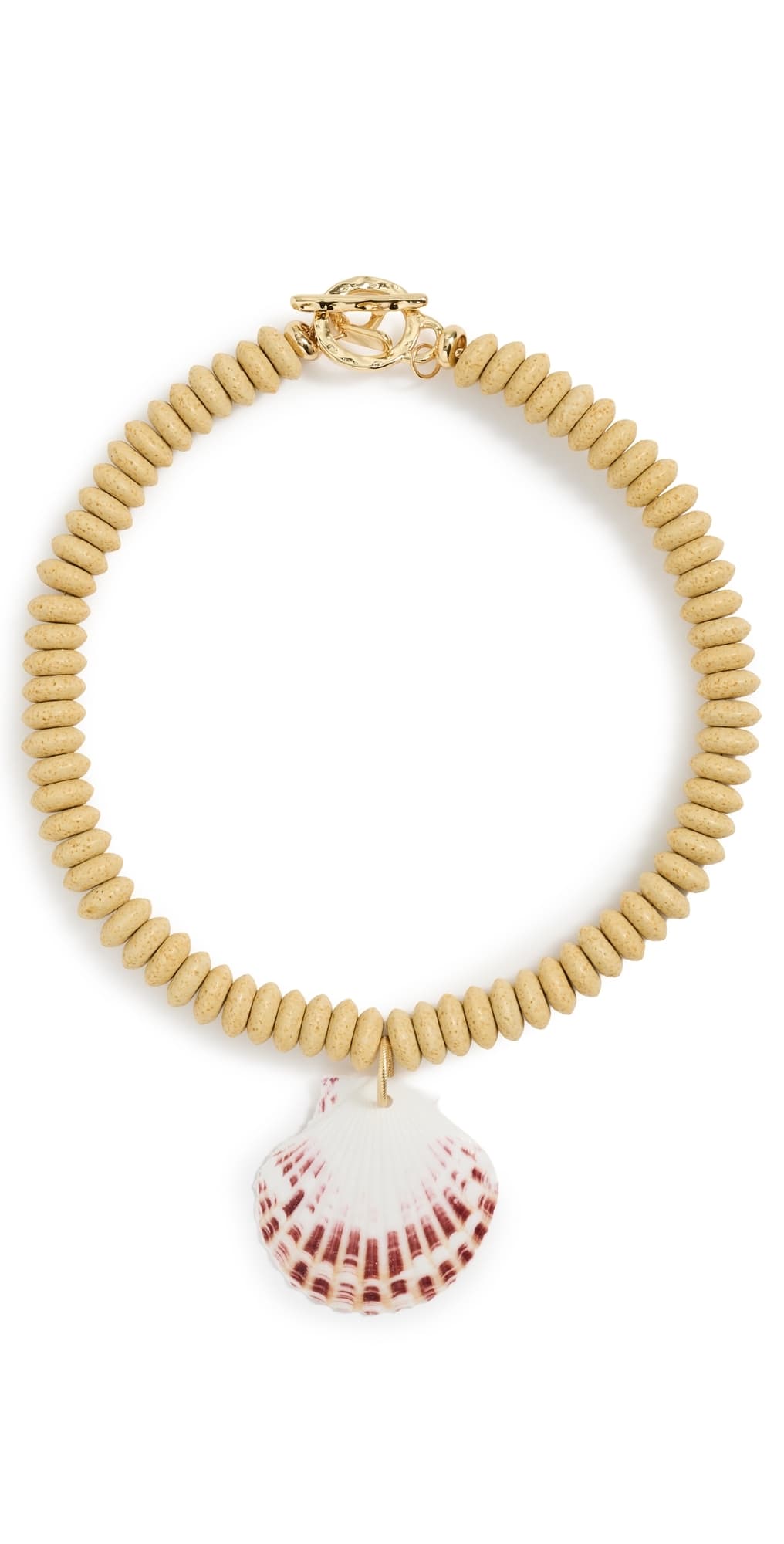 Logan Tay Carolina Yellow Shell Necklace Yellow
