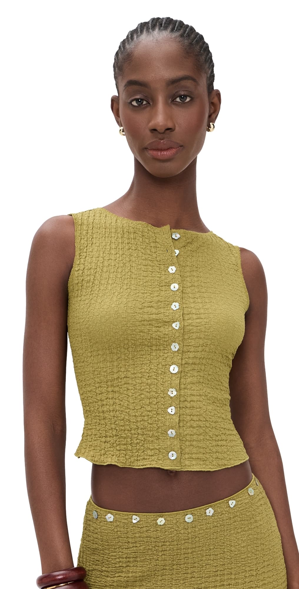 Lisa Says Gah Summer Top Olive
