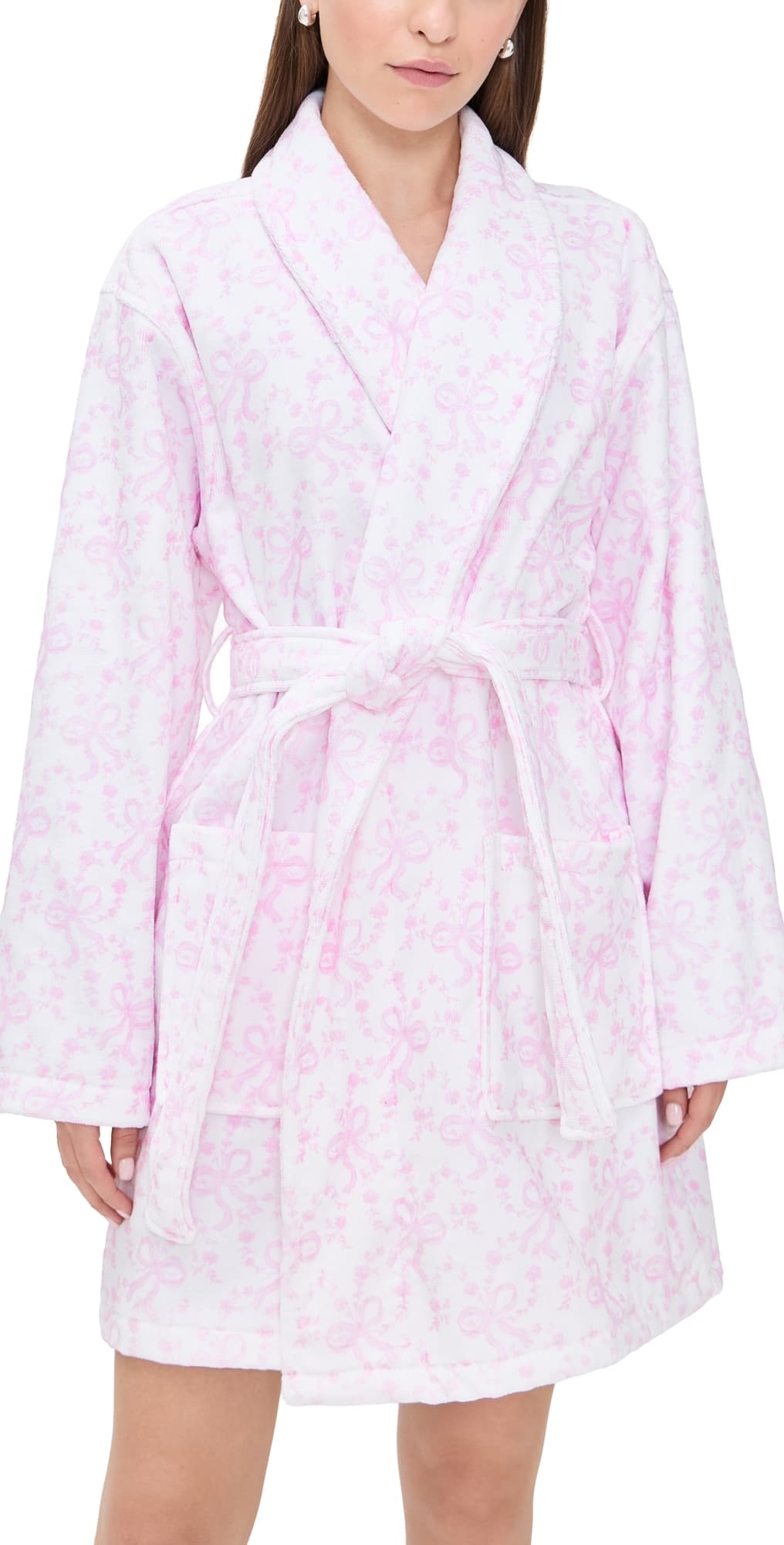 LoveShackFancy Indie Bathrobe Chantilly