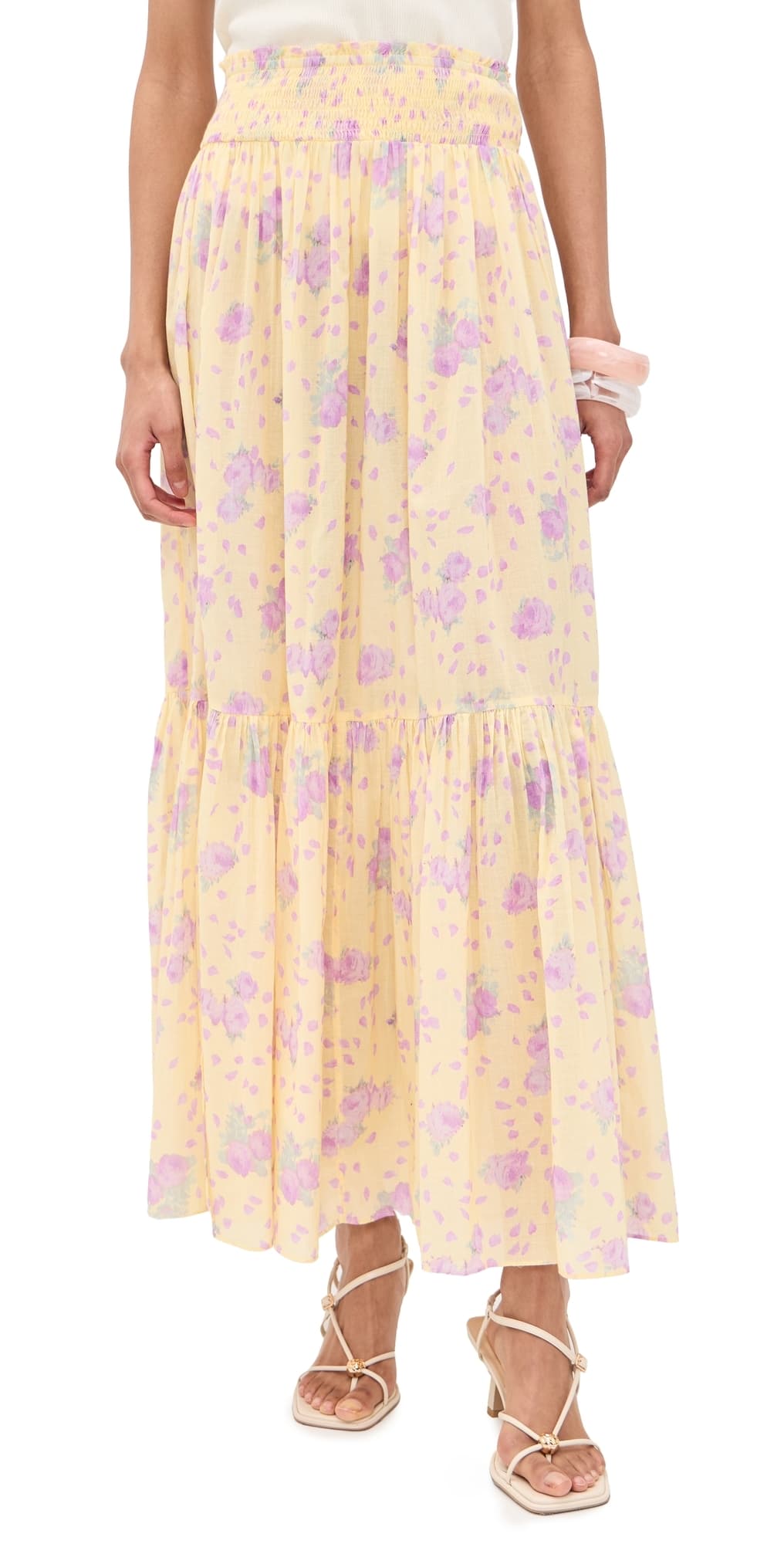 LoveShackFancy Umber Skirt Sunshine Dream