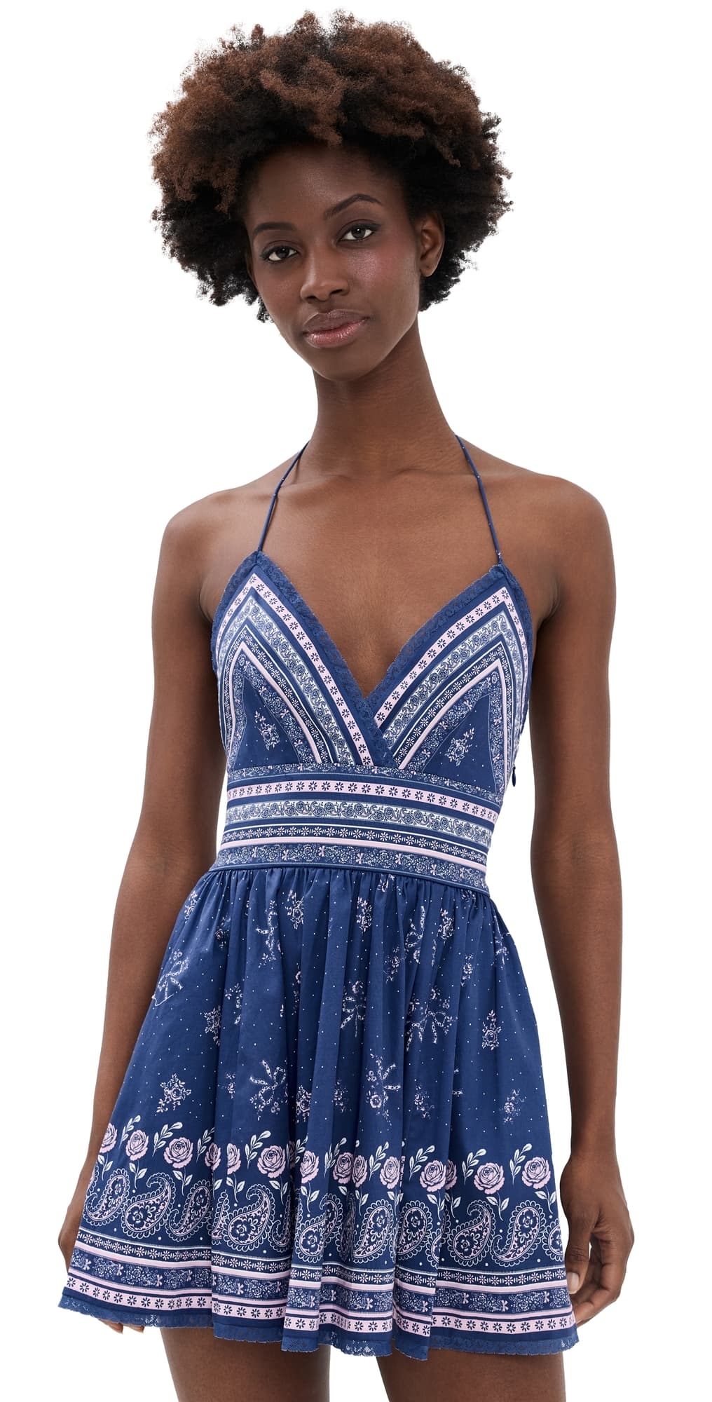 LoveShackFancy Arletta Dress Midnight Harbor